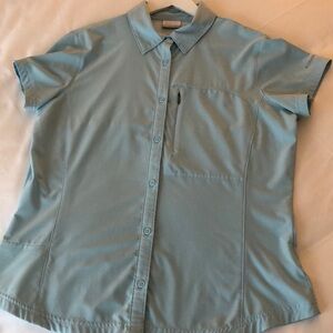 Columbia Light blue “fishing” shirt